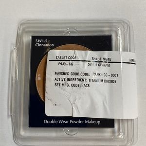 New Estée Lauder Double Wear Powder Makeup in 5W1.5 CINNAMON Tester